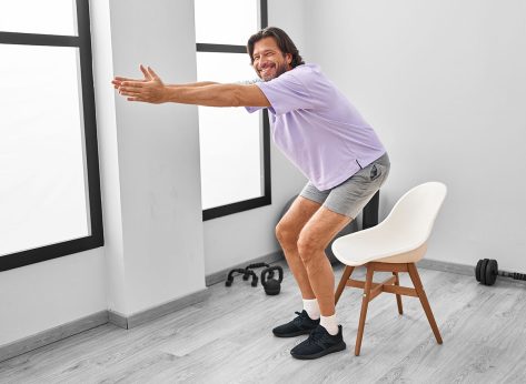 8-Minute Chair Workout That Builds Strength After 50