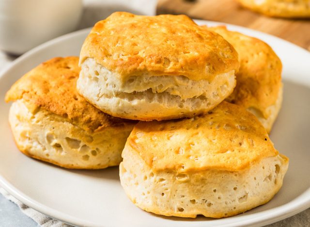 Homemade Southern Buttermilk Biscuits Ready to Eat