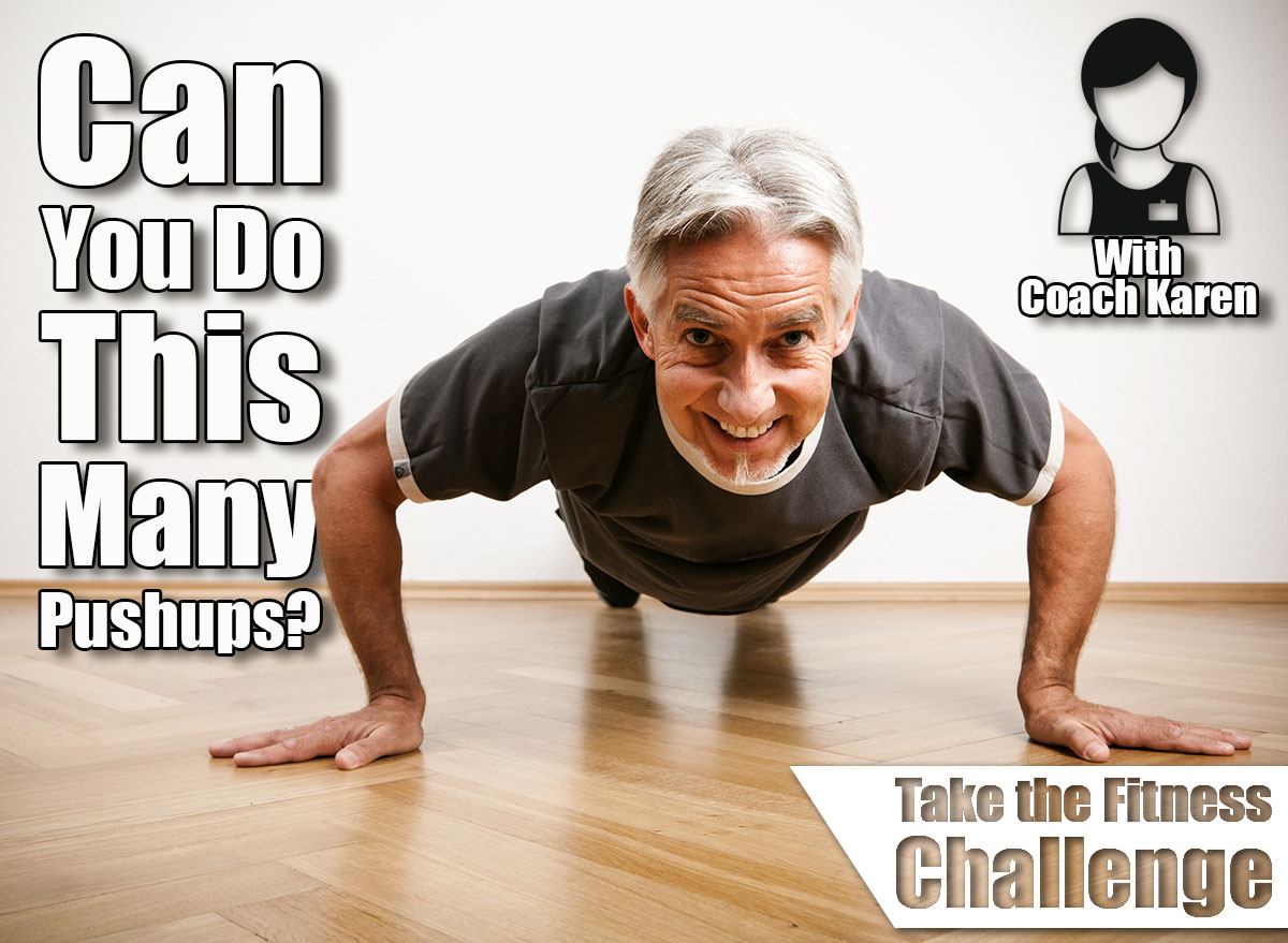 Man In His 50s Doing Pushups. If You Can Do This Many Simple Pushups After 50, Your Upper-Body Strength Is Elite. Cover