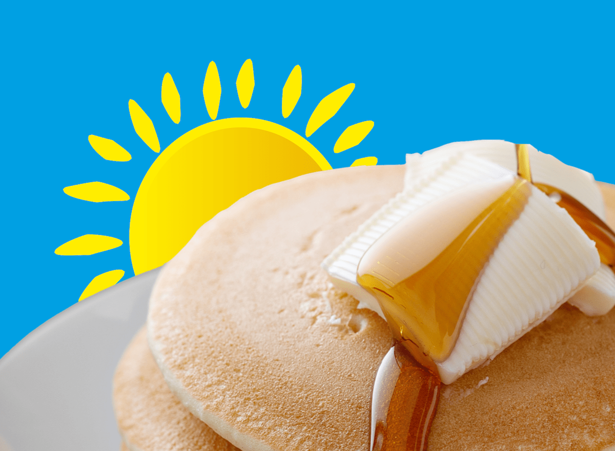 Sun, pancakes