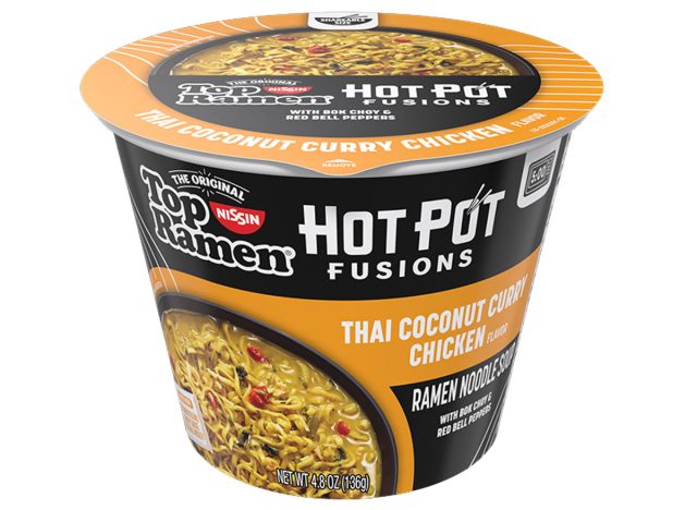 Top Ramen HotPot Fusions Thai Coconut Curry Chicken