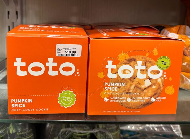 Toto Pumpkin Spice Protein Cookies