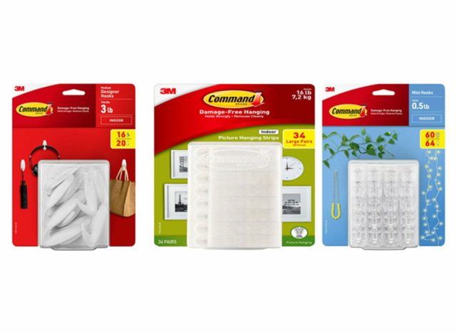 3M Command Hanging Assortments, Hooks or Strips
