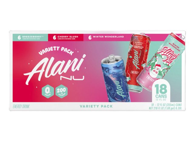 Alani Nu Energy Winter Variety Pack, 12 oz, 18-count