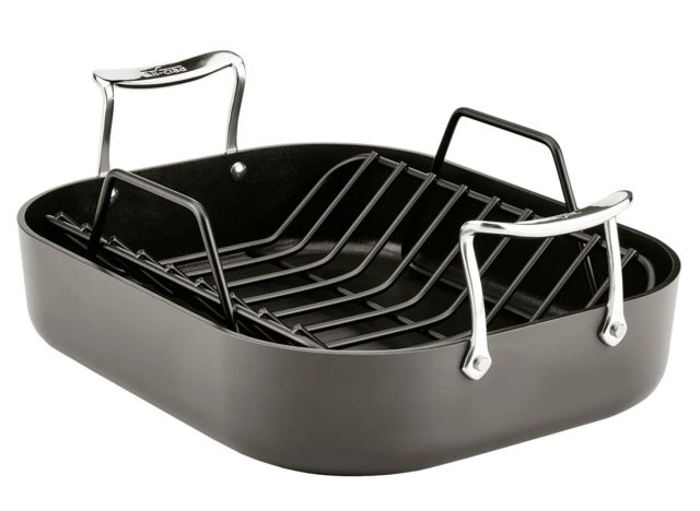 All-Clad Hard Anodized Nonstick Roaster with Rack