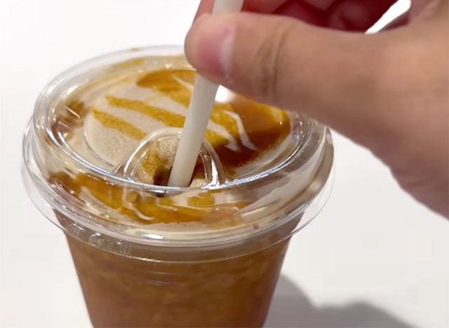 Caramel Mocha Freeze at Costco