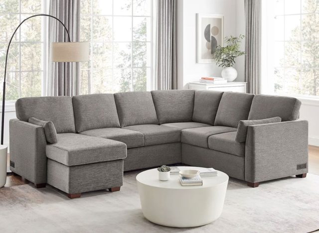 Coddle Luke Sleeper Sectional with Reversible Chaise and Storage