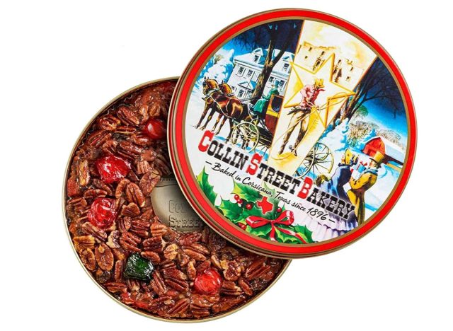 Collin Street Bakery's Medium Sprinkle-Top DeLuxe Fruitcake