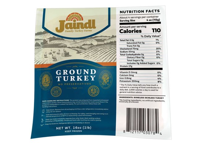 Jaindl Premium Ground Turkey
