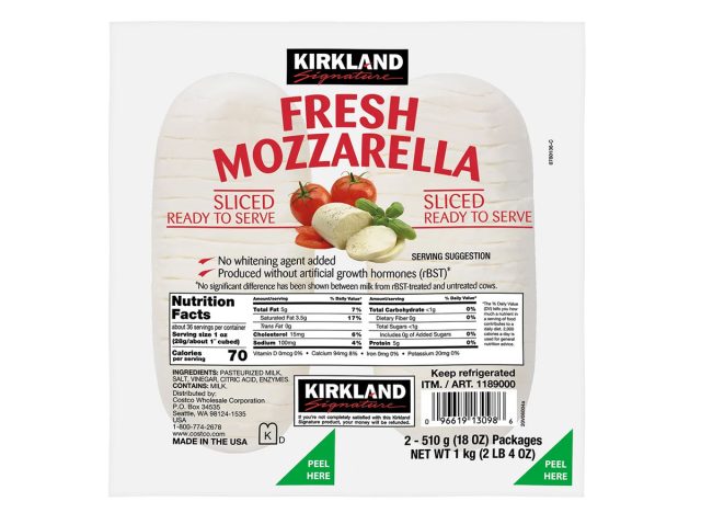 Kirkland Signature Fresh Mozzarella