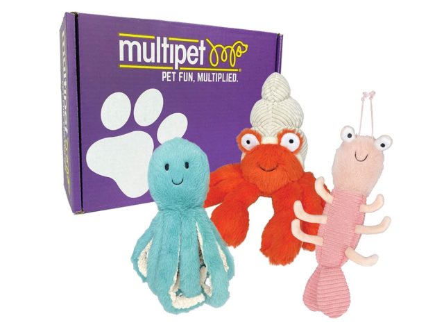 Margaritaville Coral Reefer, Hermit Crab, Octopus, Shrimp Dog Toys