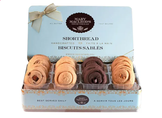 Mary Macleod's Shortbread, Variety Tin, 3-pack, 24 cookies per tin