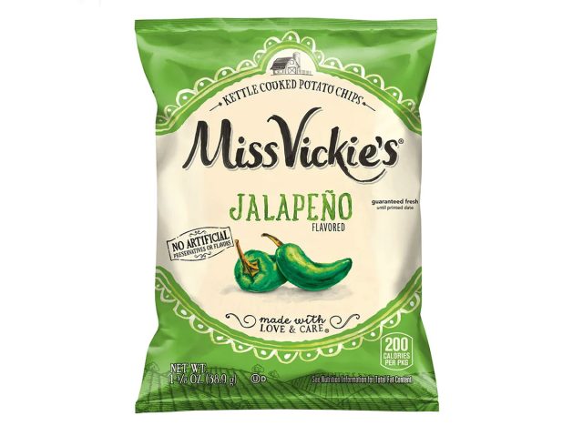 Miss Vickie's Kettle Cooked Potato Chips, Jalapeno