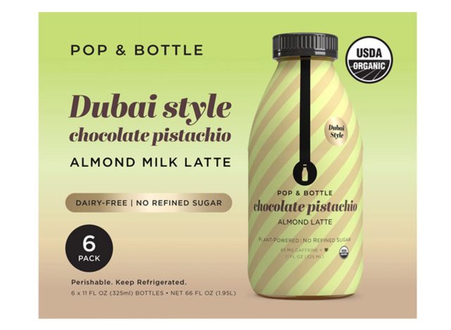 Pop & Bottle Dubai Style Almond Milk Lattes