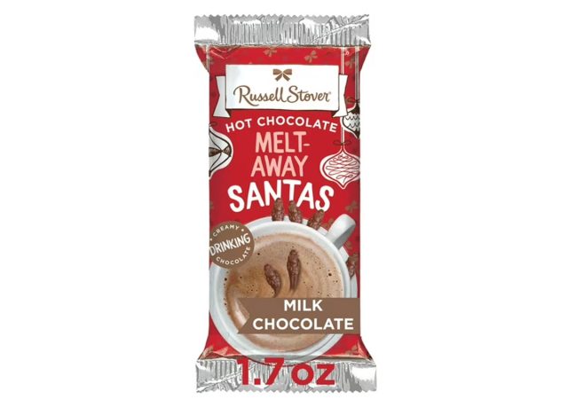 Russel Stover Christmas Hot Chocolate Melt-Away Milk Chocolate Santas