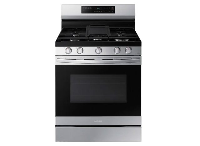 Samsung 6.0 cu. ft. Smart Freestanding GAS Range with No-Preheat Air Fry and Convection
