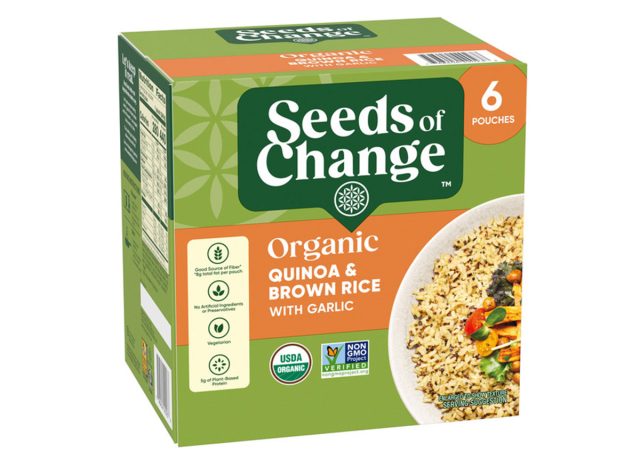 Seeds of Change, Organic Quinoa and Brown Rice with Garlic