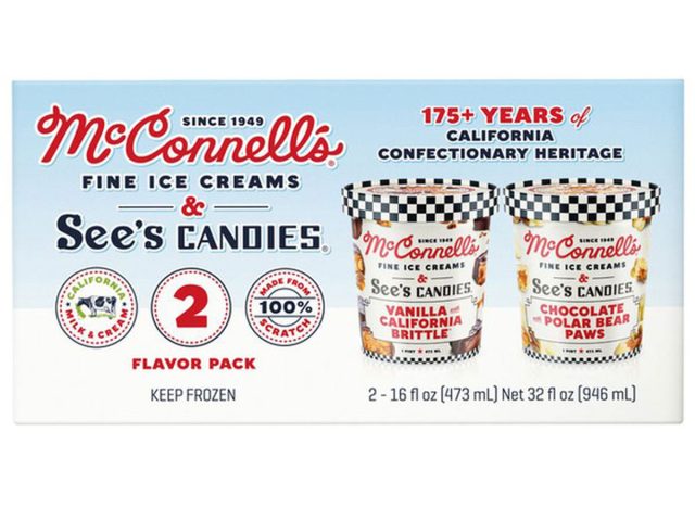 See's Candies and McConnells Ice cream Collaboration