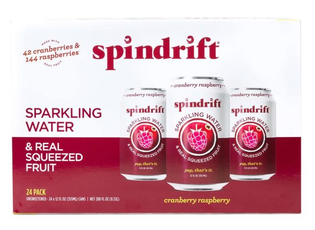 Spindrift Sparkling Cranberry Raspberry