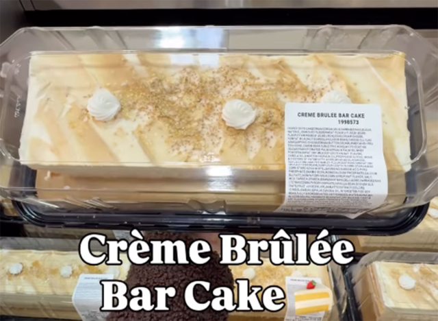 Costco Creme Brulee Bar Cake