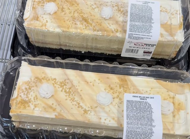 Creme Brulee Bar Cake at Costco