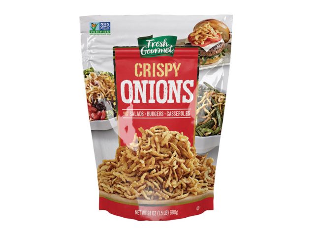 Fresh Gourmet Crinkle Cut Lightly Salted Crispy Onions