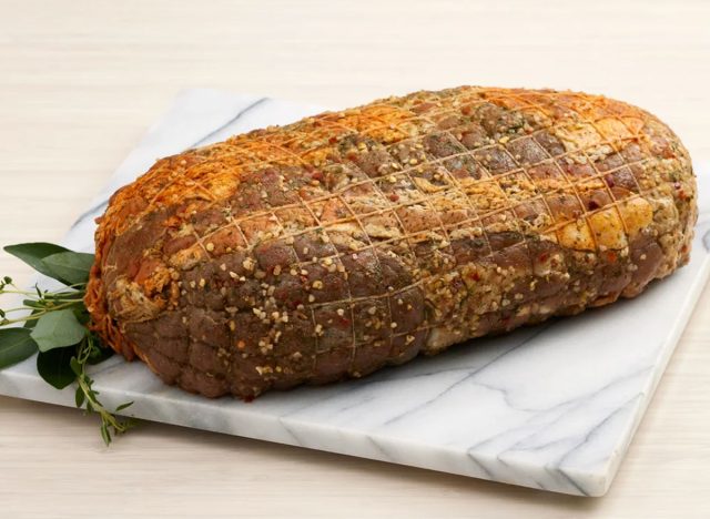 Bacon-Wrapped Turducken Roast w/ Italian Sausage Stuffing