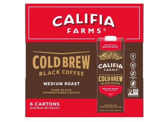 Califia Farms Cold Brew Black Coffee, Unsweetened, Medium Roast