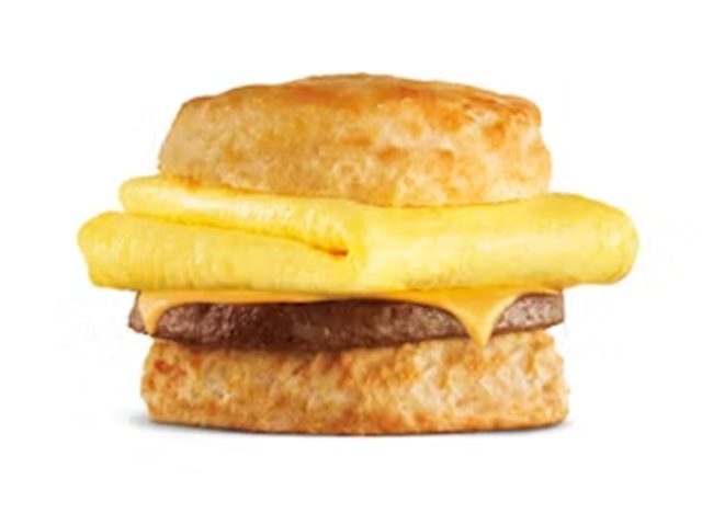 Carl's Jr. Sausage Egg & Cheese Biscuit