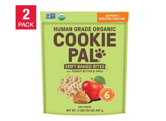Cookie Pal Soft Baked Bites, Peanut Butter and Apple Dog Treats