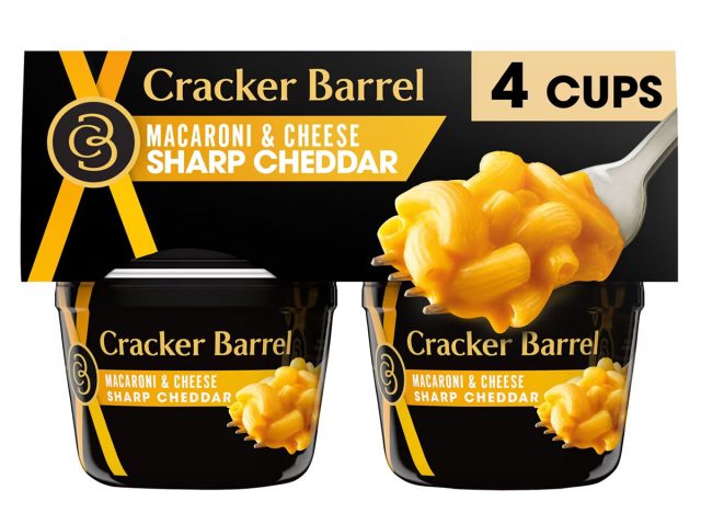 Cracker Barrel Sharp Cheddar Mac and Cheese Cups Dinner