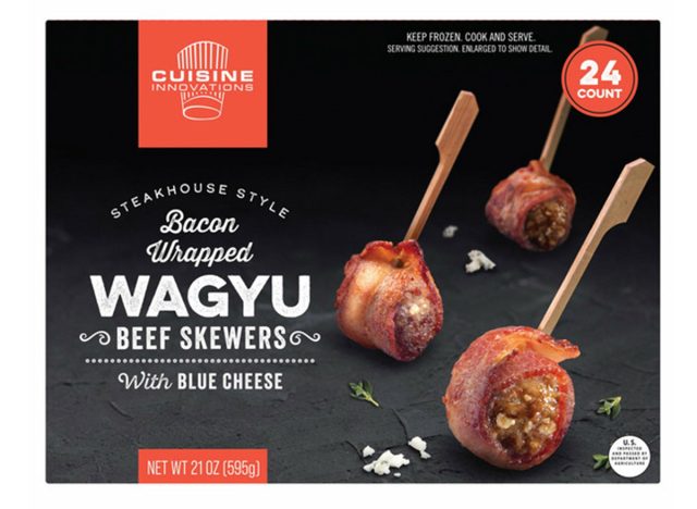 Cuisine Innovations Bacon Wrapped Wagyu Beef Skewers
