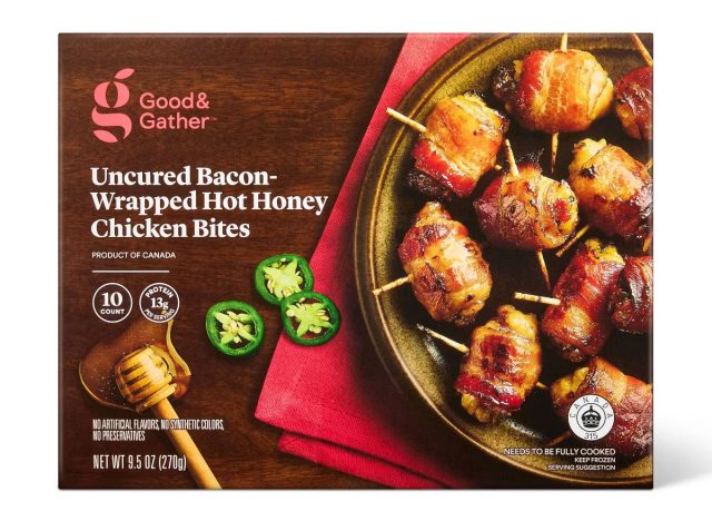 Good & Gather Frozen Uncured Bacon Wrapped Chicken Bites