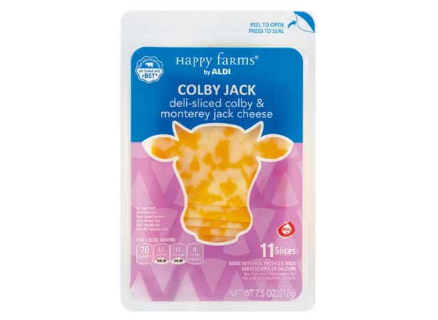 Happy Farms Deli Sliced Colby Jack Cheese, 7.5