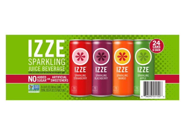 IZZE, Sparkling Juice Beverage, Variety Pack, 8.4 fl oz, 24-Count