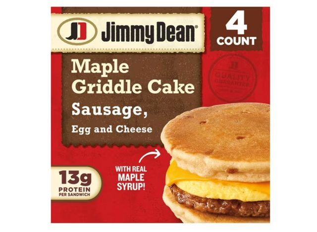 Jimmy Dean, Egg and Cheese Maple Griddle Cake Breakfast Sandwich