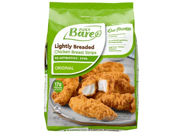 Just Bare Lightly Breaded Chicken Breast Strips