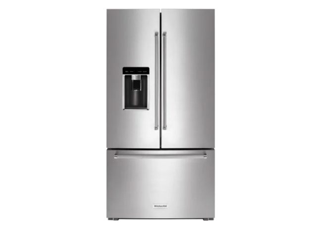KitchenAid 23.8 cu. ft. Counter-Depth French-Door Refrigerator with Platinum Interior