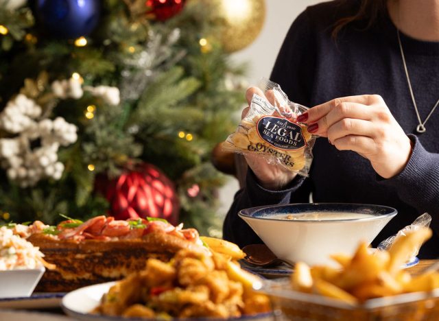 Legal Sea Foods Christmas Dinner 