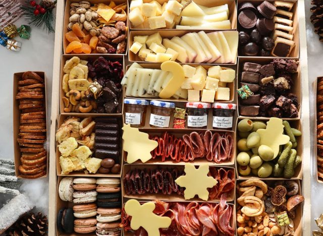 Luxe Bites Sweet and Savory Ready-to-Eat Charcuterie Holiday Board