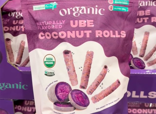 Organic Ube Coconut Rolls