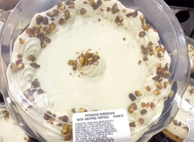 Pistachio Cheescake at Costco