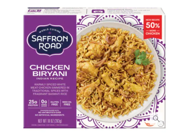 Saffron Road® Chicken Biryani with Basmati Rice Gluten-Free Frozen Dinner