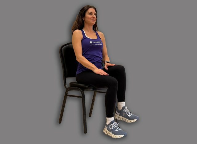 Seated Knee Lift