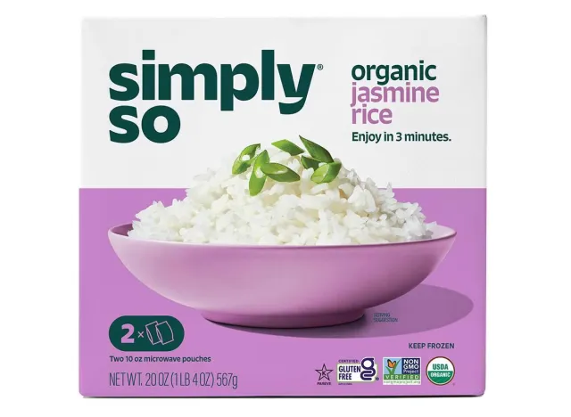 Simply So Gluten Free Frozen Organic Jasmine Rice