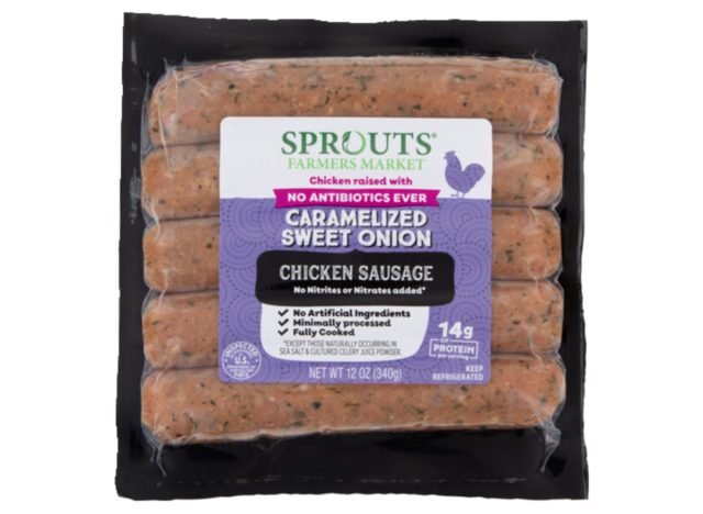 Sprouts Caramelized Sweet Onion Chicken Sausage Links