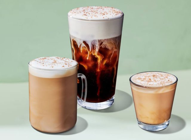 Starbucks Pistachio Latte and Pistachio Cream Cold Brew