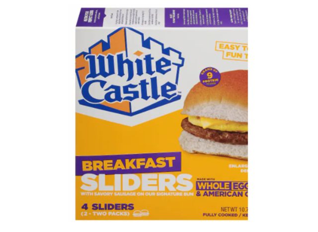 White Castle® Sausage Egg & Cheese Breakfast Sliders