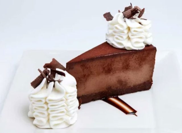 Godiva chocolate cheesecake at Grand Lux Cafe