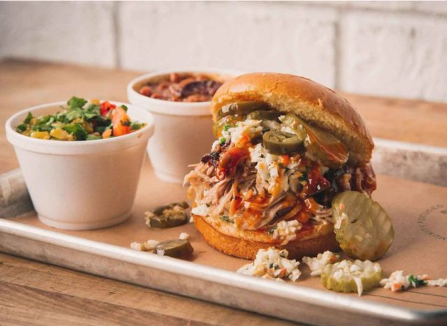 4 Rivers Smokehouse Pulled Pork Sandwich